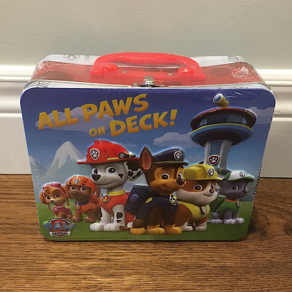 Paw Patrol lunchbox and puzzle